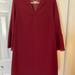 J. Crew Dresses | Jcrew Flowy Poly Dress | Color: Red | Size: 14