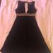 Free People Dresses | Free People Dress. Size Large. Deep Vee Neck And Back Keyhole Detail. | Color: Black | Size: L