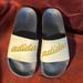 Adidas Shoes | Adidas Adilette Slide Sandal -Ladies’ Size 6 | Color: Gold/White | Size: 6
