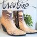 Free People Shoes | Free People X Jeffrey Campbell Snakeskin Ankle Booties | Color: Cream | Size: 6