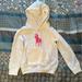 Polo By Ralph Lauren Shirts & Tops | Girls Ralph Lauren Polo Hoodie Size 6 White With A Large Pink Polo | Color: Pink/White | Size: 6g