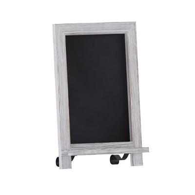 Flash Furniture HFKHD-GDIS-CRE8-022315-GG Chalkboard Sign w/ Legs - 9 1/2" W x 14"H, Pine Wood Frame, White