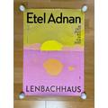 "ETEL ADNAN - Original exhibition poster \"Untitled\" Sunset"