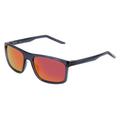 Nike FIRE L P FD1819 Herren-Sonnenbrille Vollrand Eckig Kunststoff-Gestell, grau