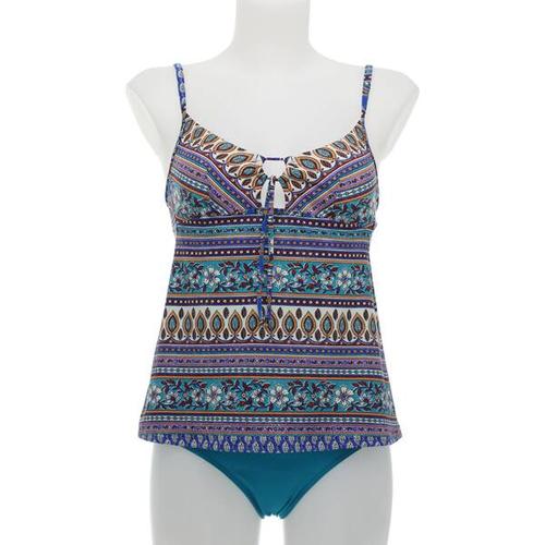 OLYMPIA Damen Bikini Tankini, Größe 38B in Bunt