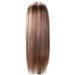 Synthetic Blonde Long Brown for Wigs Middle Mixed Women Highlights Straight Part wig lingerie for women