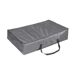 Schutzhülle/Aufbewahrungstasche für Palettenkissen, Grau, rechteckig, 125 cm x 85 cm x 30 cm