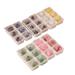 Aimiya 30Pcs/Set Colored Candies Realistic Fine Workmanship 1/12 Ratio Three-dimensional Detailed Decorate Clay Multicolor Miniature Candies Sweets for Micro Landscape