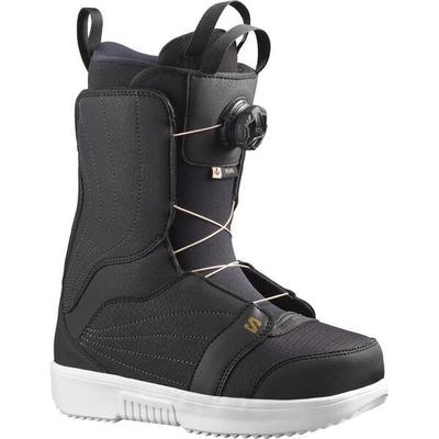 SALOMON Damen Snowboot SNOW. BOOTS PEARL BOA Black/White/Gold, Größe 27,5 in Black/White/Gold