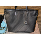 Michael Kors Bags | Michael Kors Large Logo Jet Set Travel Tote - Nwt | Color: Black | Size: Os