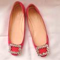 Kate Spade Shoes | Kate Spade Womens Norella Loafer Flats Shoes B Rhinestones | Color: Pink/Silver | Size: 7