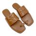 Tory Burch Shoes | Authentic Tory Burch Toe Ring Tan Leather Sandals Size 6 | Color: Brown | Size: 6
