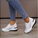 WQJNWEQ Clearance Wedge Shoes Women s Casual High-heeled Slip-on Shoes Fashion Casual Slip-on White