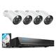 Reolink 12MP PoE CCTV Camera Systems, 4X 12MP Security Camera Outdoor, Person/Vehicle Detection, Color Night Vision, 8CH NVR Security System with 2TB HDD for 24/7 Recording, 2-Way Audio, RLK8-1200B4-A