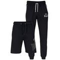 Lonsdale London Men's Giffordland Jogging Bottoms Shorts, Black, 3XL EU