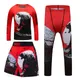 MMA Rashguard-Ensemble de sport Jiu Jitsu pour enfants t-shirt et pantalon short garçon vêtements