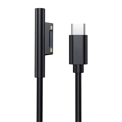 Câble de chargement rapide USB type-c de 150cm adaptateur d'alimentation PD pour Surface Pro