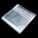 Sachets en Poly Transparent OPP auto-adhésifs petits sacs d'emballage en plastique Transparent