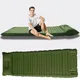 Matelas pneumatique de camping étanche coussin de pied gonfleur pliable portable avec oreiller