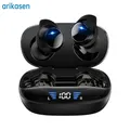 Arikasen – écouteurs sans fil Bluetooth 5.3 TWS oreillettes étanches IPX7 48 heures de musique