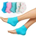 Chaussettes à talons en gel hydratant pour les pieds craquelés accessoire de spa protection de la