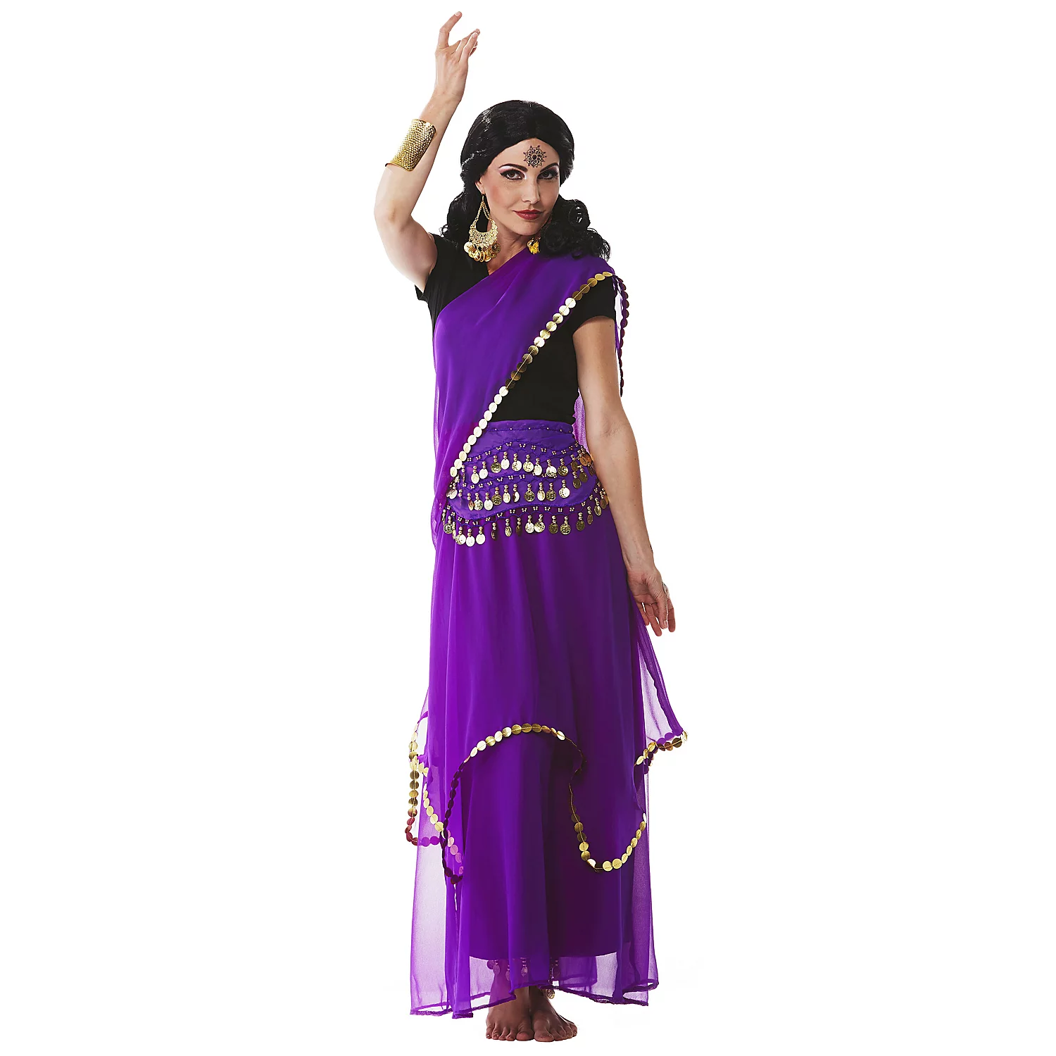 buttinette Jupe "Bollywood" pour femme, violet