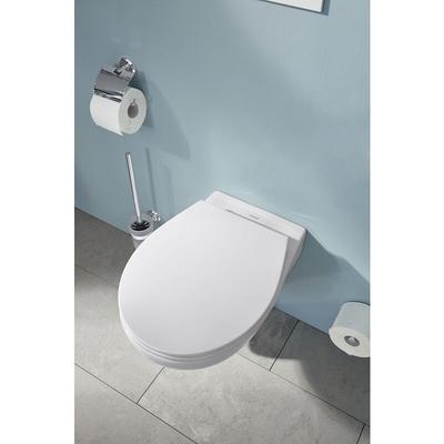 One Wand-WC rund spülrandlos mit SoftClose WC-Sitz, weiß - Vigour Image
