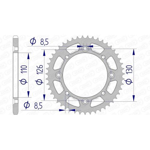 AFAM Krone aus Aluminium 17107420