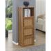 Convenience Concepts Xtra Storage Boho Weave 3 Door Cabinet with Shelf