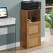 Convenience Concepts Xtra Storage Boho Weave 2 Door Cabinet with Shelf