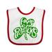 Inktastic Happy St. Patrick s Day- Green Shamrock Cutout Boys or Girls Baby Bib