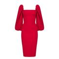 Swing Fashion Women's Giselle | Rot Bleistiftkleid | Damen Etuikleider | Festliches Abendkleid | Partykleid | Cocktailkleider | Sexy Tailliertes Enges Kleid 42 (XL)