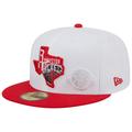 Men's New Era White/Red Houston Rockets State Pride 59FIFTY Fitted Hat