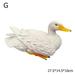 Simulation Duck Decoration Rockery Fountain Landscaping Gardening Sculpture Resin Model W2N5 V7X4