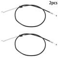 Geege Sofa Recliner Cables 2Pcs HQ Metal Recliner Sofa Handle Cable Couch Chair Release Lever Replacement 93CM/37.2inch Black