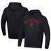 Men's Under Armour Black Albuquerque Isotopes All Day Fleece Pullover Hoodie