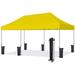 Eurmax Premium 10 x20 Ez Pop up Canopy Tent Bonus Wheeled Bag (Sunflower)