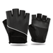 Men s and women s black and Grey weight lifting Gloves - Breathable half finger exercise gloves