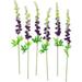 Northlight Real Touchâ„¢ Magenta Purple Delphinium Artificial Floral Stems Set of 6 - 40