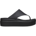 Crocs Black Brooklyn Flip Shoes