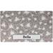 Kahopo Grey Personalized Pet Feeding Mat, 12" L X 20" W X 0.12" H, Medium, Gray