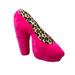 Pink Fabulous High Heel Dog Toy, Small