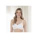 Plus Size Women's Bestform 5006770 Comfortable Unlined Wireless Cotton Bra With Front Closure by Bestform in White (Size 38 D)