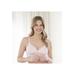 Plus Size Women's Bestform 5006248 Striped Wireless Cotton Bra With Lightly-Lined Cups by Bestform in Bittersweet Pink (Size 36 A)