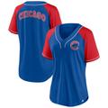 Women's Fanatics Branded Royal Chicago Cubs Ultimate Style Raglan V-Neck T-Shirt