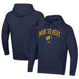 Men's Under Armour Navy Montgomery Biscuits All Day Fleece Pullover Hoodie