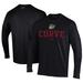 Men's Under Armour Black Altoona Curve Performance Long Sleeve T-Shirt