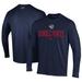 Men's Under Armour Navy Binghamton Rumble Ponies Performance Long Sleeve T-Shirt