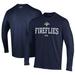 Men's Under Armour Navy Columbia Fireflies Performance Long Sleeve T-Shirt