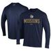 Men's Under Armour Navy San Antonio Missions Performance Long Sleeve T-Shirt